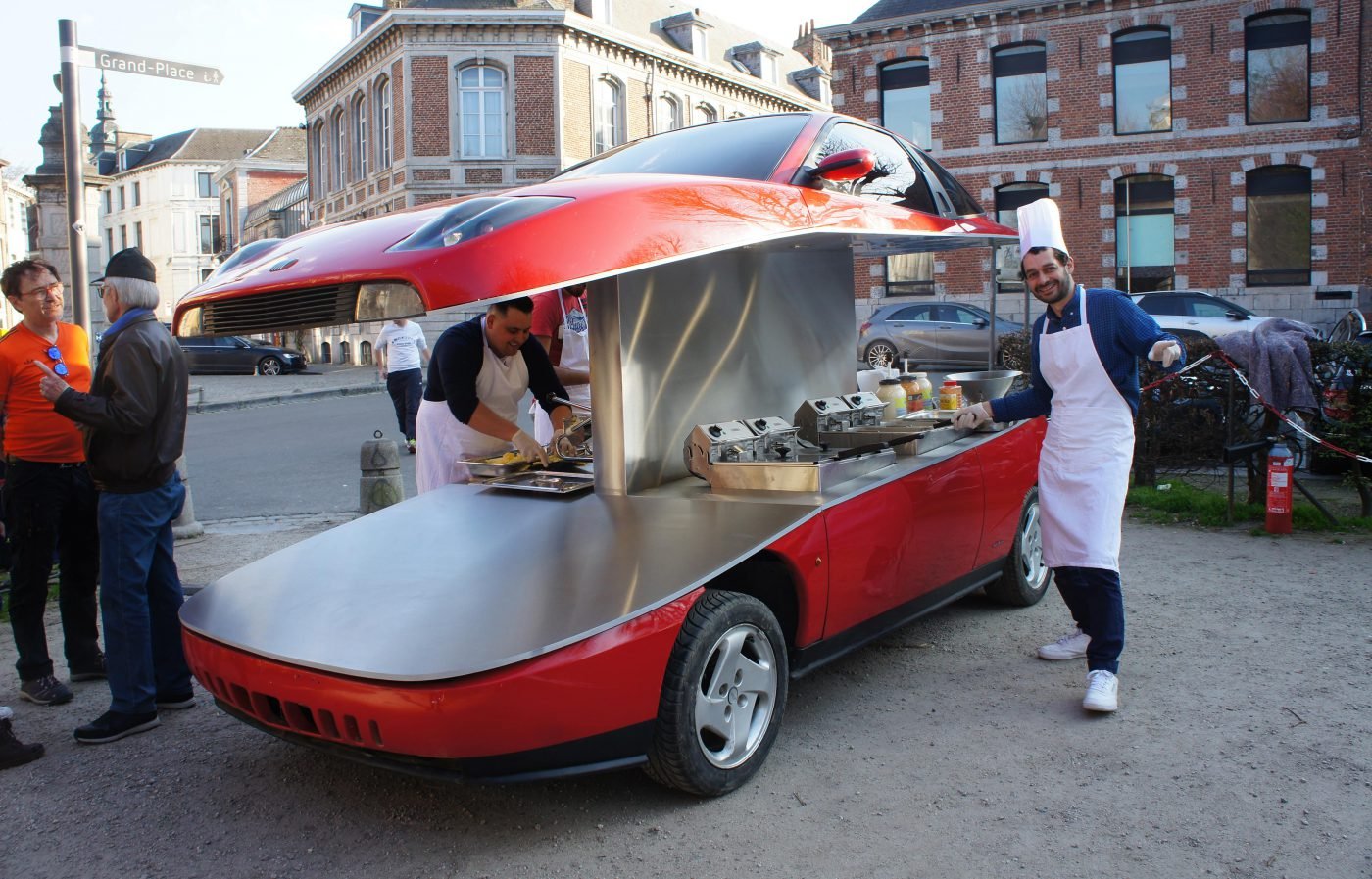 Benedetto Bufalino Turns Old Car Into a Mobile Friterie — Pop-Up City