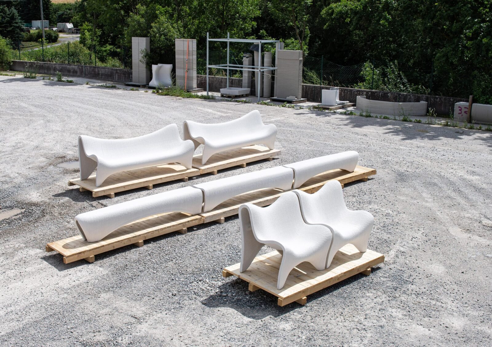 3D-printed street furniture