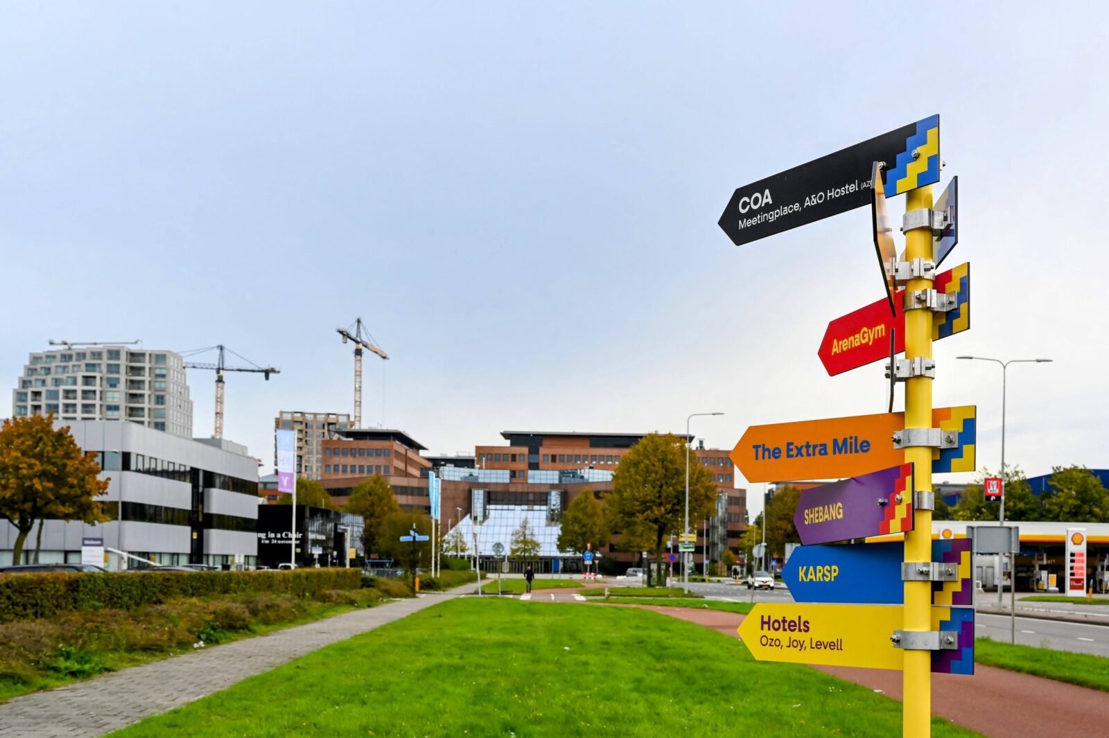 Flexible wayfinding for placemaking in Amsterdam