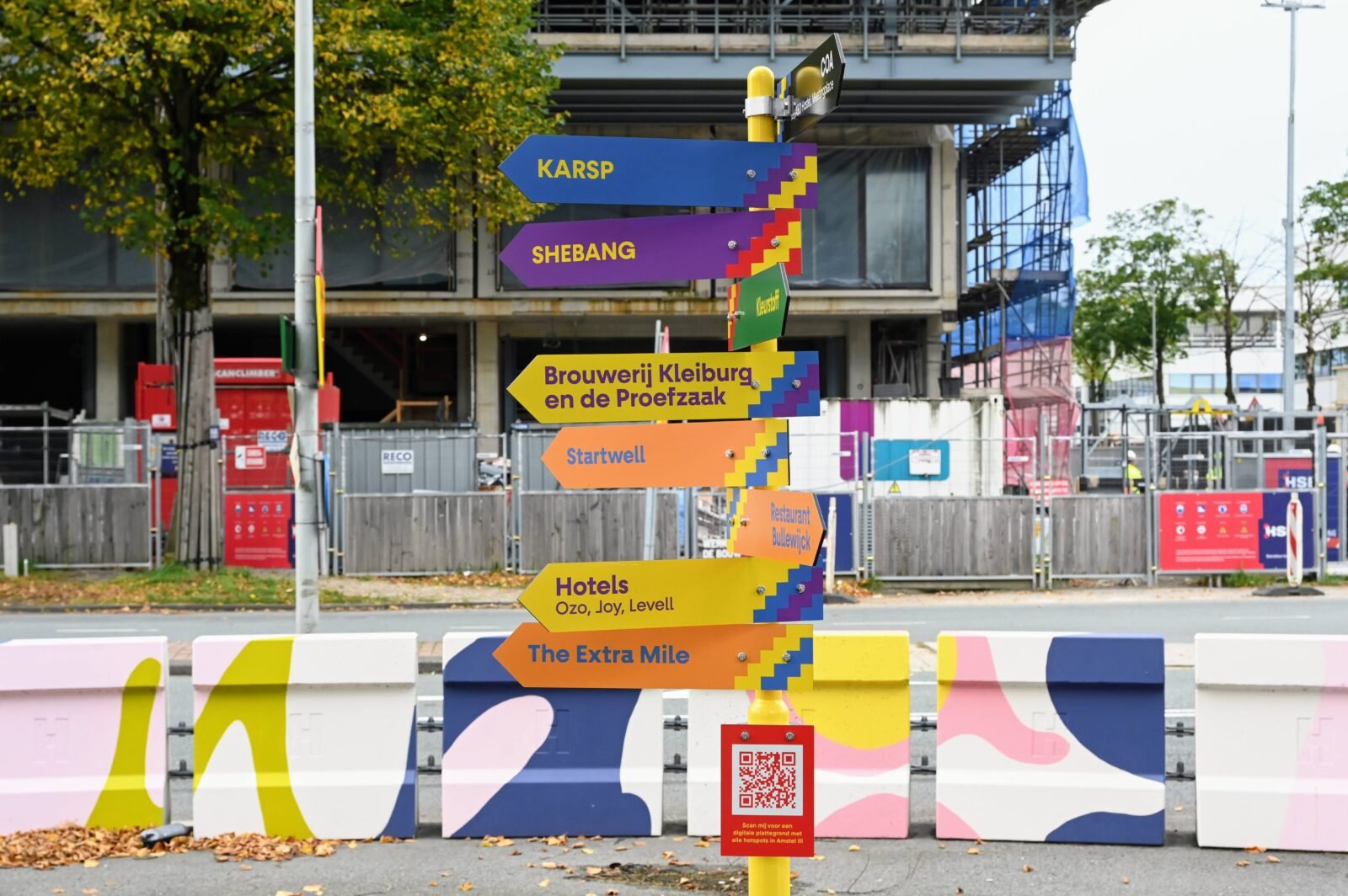 Flexible wayfinding for placemaking in Amsterdam